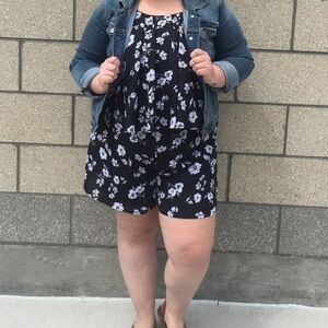 Maurice floral romper